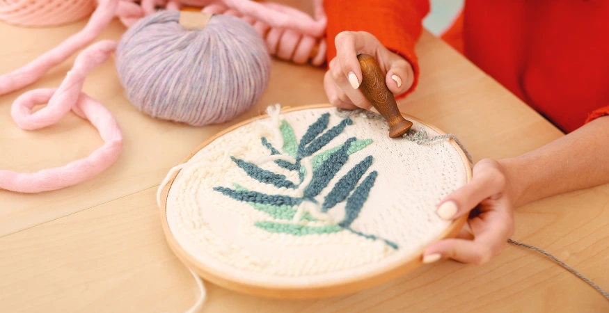 Embroidered & Crocheted Goods